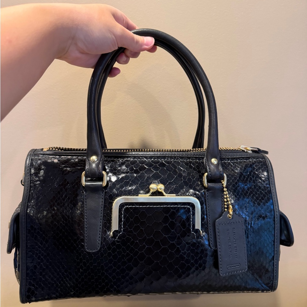 Coach 2008 Black Barrett Bag